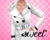 [PS] Belted Jacket White