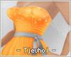 [Tj] Spring Dress Orange