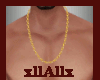 [A] Gold Chain Necklace