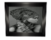 FRAMED PIC  BLACK ART