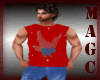 Men red eagle stars t sh