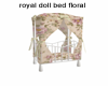 royal doll bed floral 