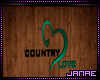 3d Country Love Sign