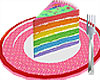 Vday Rainbow Cake Slice