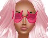Hot Pink Kitty Glasses