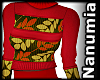 red leaf sweater