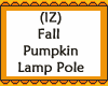 Pumpkin Lamp Pole Decor