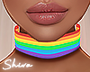 $ Rainbow Choker Light