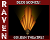 GOLDEN THEATER SCONCE!