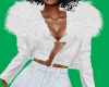 Fur Jacket white