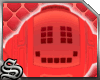 Red robot mecha anime