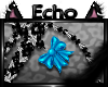 [Echo] Bow Necklace Blue