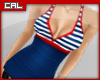 [c] Marine Stripe Top