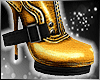 {T} Sexy Golden Boots