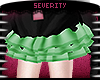 *S Green Kawaii Skirt