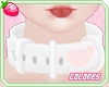 !Choker Puppy White