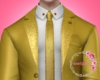 D New year suit gold