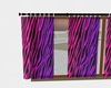 purple &p zebra curtains