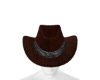Dark Rugged Coyboy  Hat