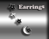 Star Moon Earring