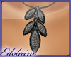 E~ Dark Leaf Necklace