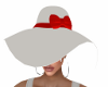 Sala Hat-White/Red