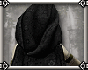 ~E- Hooded Cloak Black