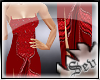 ~S~Elagant red dress
