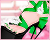 Santa heels green