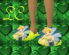 Yellow Tink Slippers