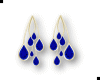 Sapphire Teardrops