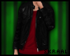 S| Leather Jacket/ Red T