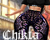 Purple Snake Pants