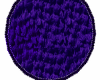Round Purple Sparkle Rug