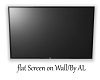 AL/Flat Screen TV OnWall