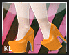 [KL] Orange Pumps