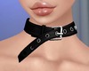 TE| Leather Choker Black