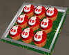Red Santa Cupcake