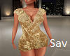 Gold Rush Mini Dress(RLL