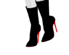 Black - Red Bottom Boots