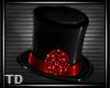 TDl Burlesque Hat Red
