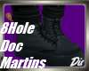 8 Hole Doc Martins Black