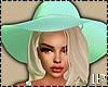 Aqua Glam Summer Hat