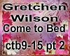 g.wilson come to bed