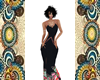 gown black & color