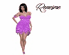 violet sparkle dress