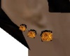 Citrine Diamond earrings