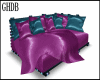 GHDB Teal/Pk Cuddle Bed