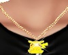 Gold Chai Pikachu Ncklce