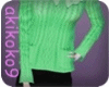 Cute Sweater::Green::